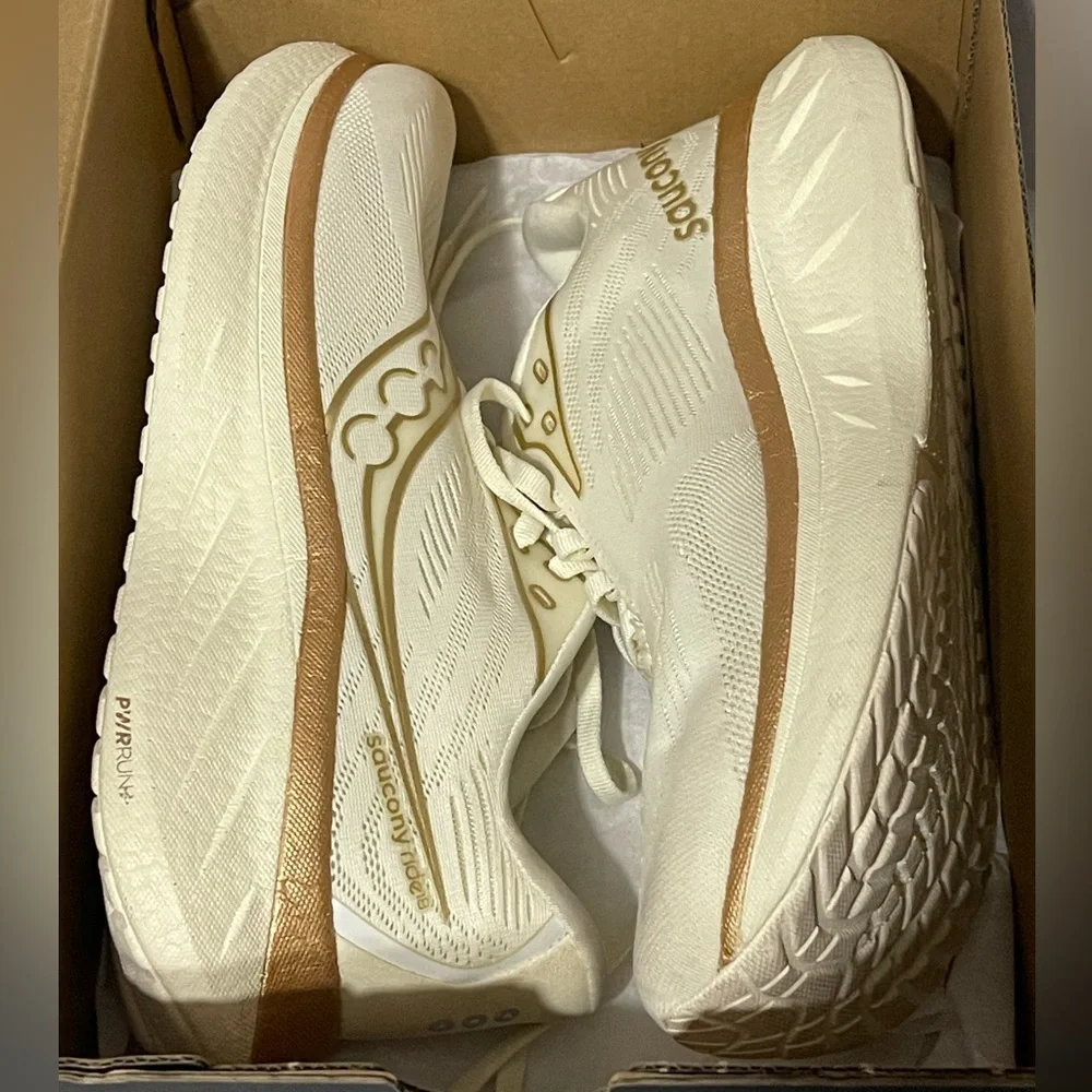 Saucony Ride 18 - Women’s 7.5 - Vanilla - EUC No Box - Picture 1 of 8